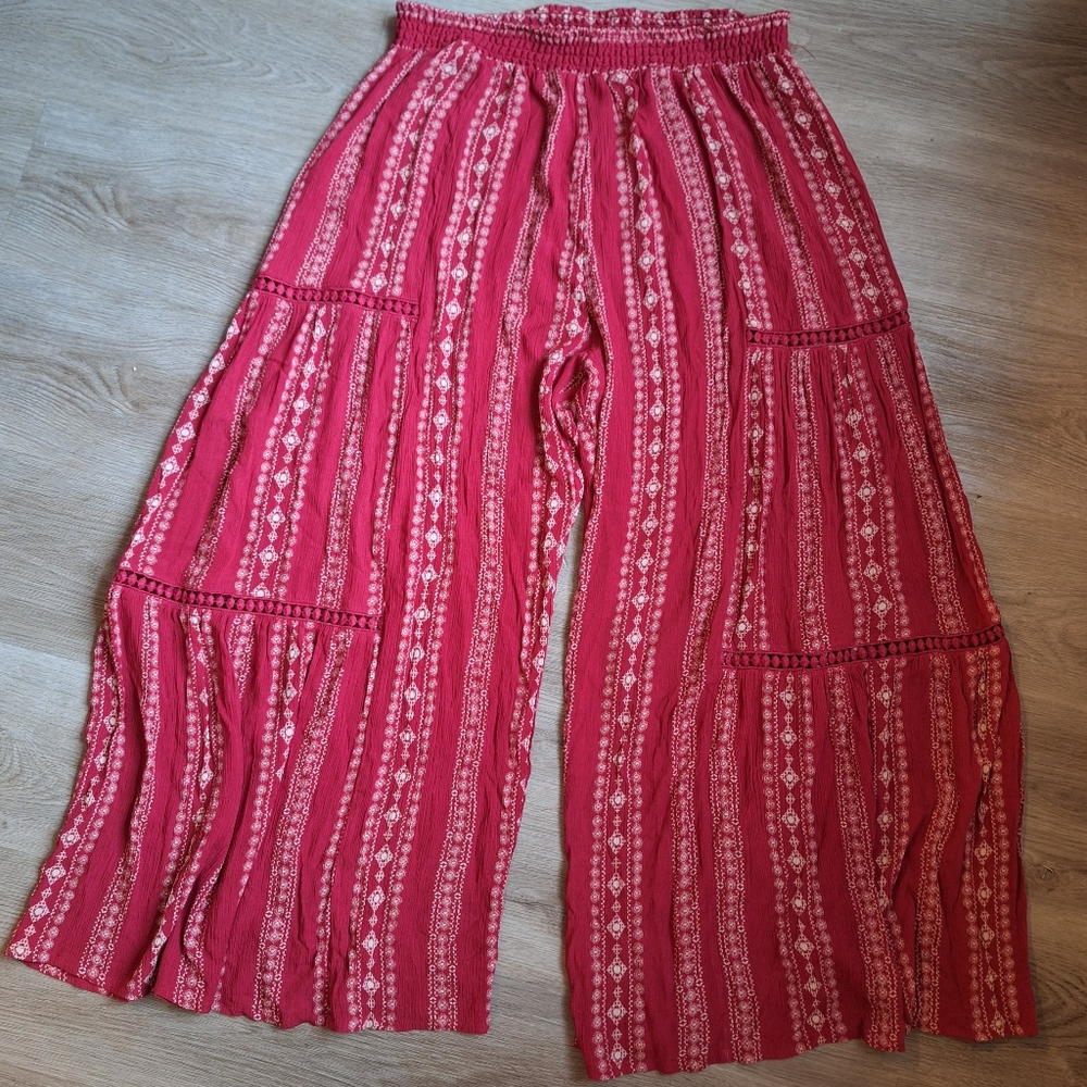 XL Earthbound flowy sheer pants